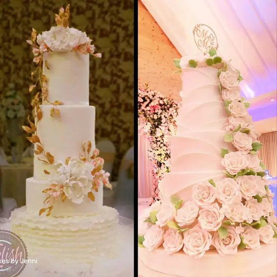 Designer wedding cake