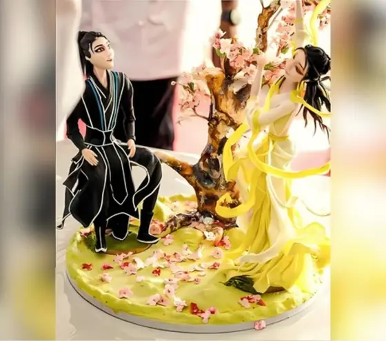 Artistic pastry show-piece at FHAM 2023