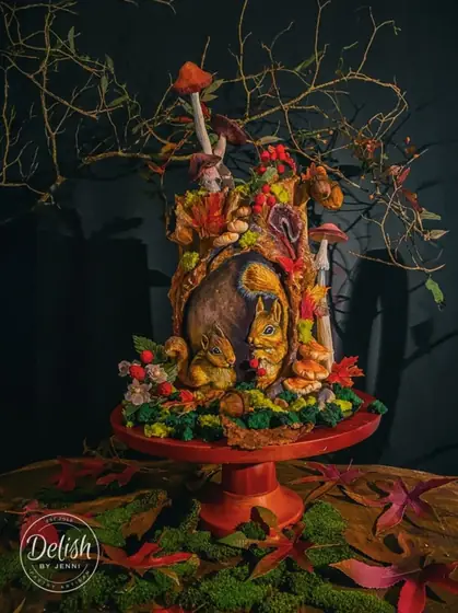 Fictional fantasy cake