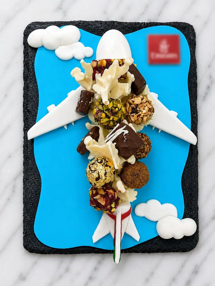 Serving a flight full of sweets